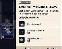 Emniyet Minderi - Crash Mat Bp - Planı