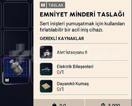 Emniyet Minderi - Crash Mat Bp - Planı