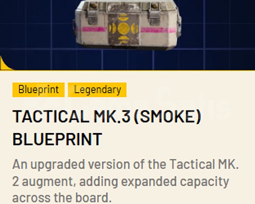 Tactical Mk. 3 Duman - Smoke Planı
