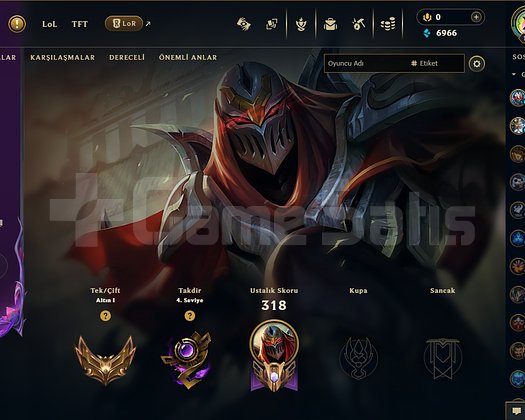 119 LEVEL 75 SKIN FULL PRESTIJ + 100 İÖ + YENİKART