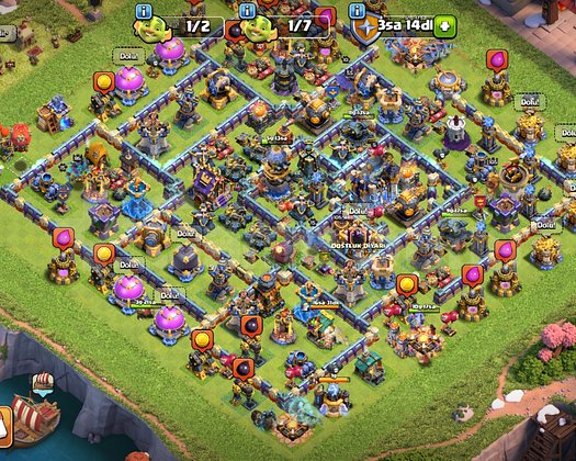COC ACİL HESAP SATILIK 18 SEVIYE 12000 ADET TAŞ ME