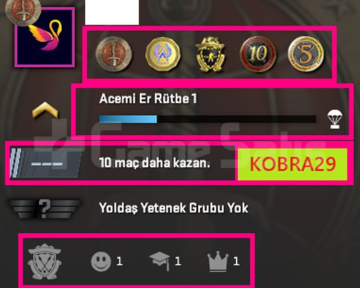100.000 TL OYUN+ NADİR 5 MADALYALI HESAP