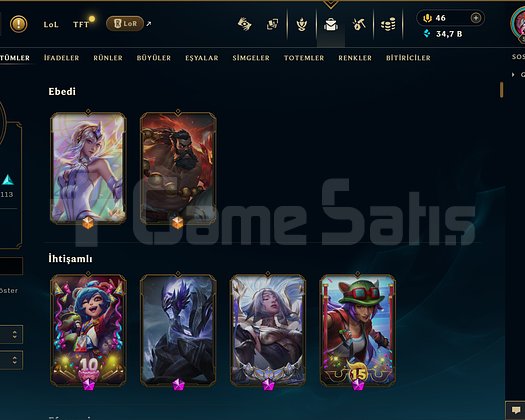 215 KOSTÜM 512 LVL 34K ÖZ EFSANE DOLU MAİL HESAP