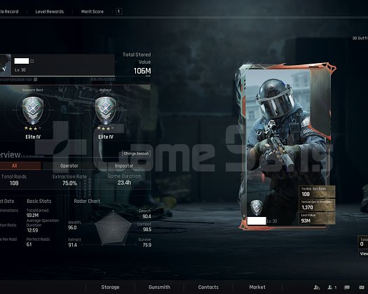 30 level 106 m 4500 bounds PC HESABI