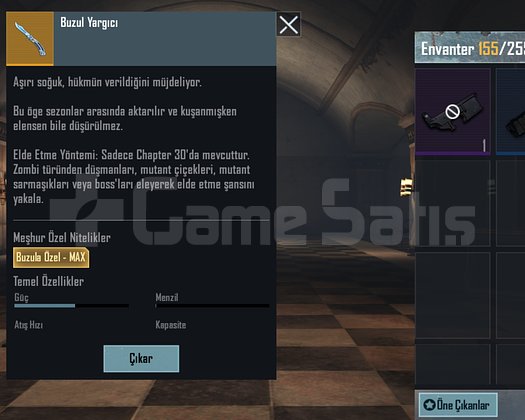 Metro royale buzul kılıcı