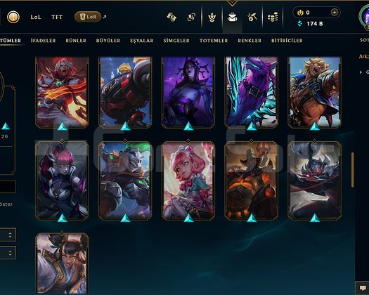321 LEVEL / 72 SKİN / 121 HERO +MAİL +13K SATIŞ