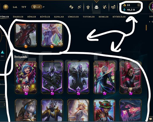 339 LEVEL / 185 SKİN / FUL HERO +MAİL +13K SATIŞ