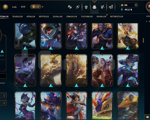 481 LEVEL / 212 SKİN / FUL HERO +MAİL +13K SATIŞ