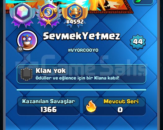 10.500 KUPA 7 EVRİMLİ NADİR HESAP