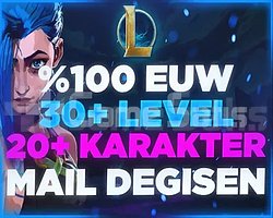 EU WEST | +30 LVL | +20 CHAMP | HANDMADE-UNRANKED