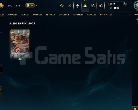 TR HANDMADE 60LVL 4 SKIN ACC HAZIR 10/10 YÜKSEK WR