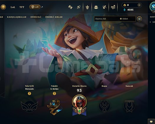 TR HANDMADE 60LVL 4 SKIN ACC HAZIR 10/10 YÜKSEK WR