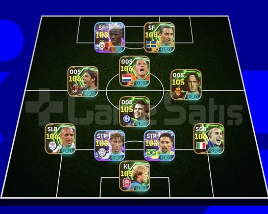 KG 3232 6 BOMBACI+SNEİJDER+OSİMHEN+ZLATAN+COSTA