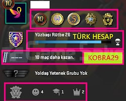 TR HESAP+FACEİT+5 MADALYA 114 WİN 504 SAAT SEÇKİN
