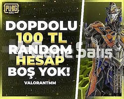 |DOPDOLU| 100TL PUBG RANDOM HESAP ULTRAVİP++++