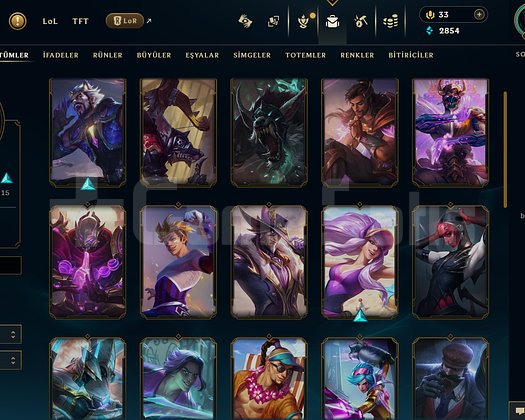 EU WEST 64 LEVEL RANKED HAZIR 31 KOSTÜMLÜ TEMİZ AC