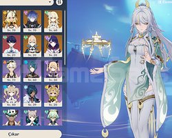 Zibai+Flin+Xilonen+Arlec+Yelan+Baal Starter Hesap