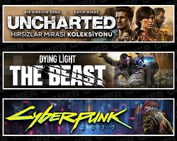 Uncharted + DY The Beast + Cyberpunk 2077
