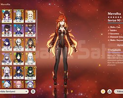 1M Hasar Mavuika980K Raiden 50x5 Özel Şanslı Hesap