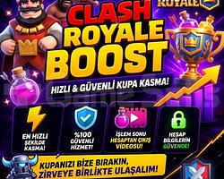 CLASH ROYALE BOOST | TR SIRALAMALI OYUNCUDAN
