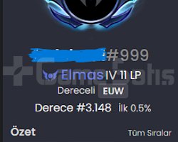 EUW TFT Diamond IV Fresh Hesap