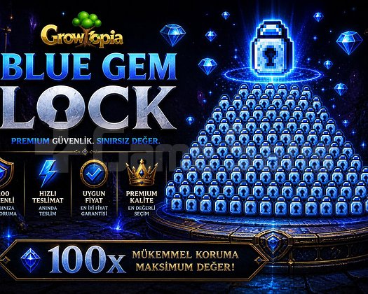 EN UCUZ - EN HIZLI 100x Blue Gem Lock ÖZEL FİYAT