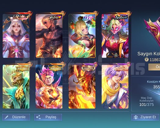 GLOBAL SRLMASI WW SAYGIN 2 RAMAK KOF GUS  LGEND LU