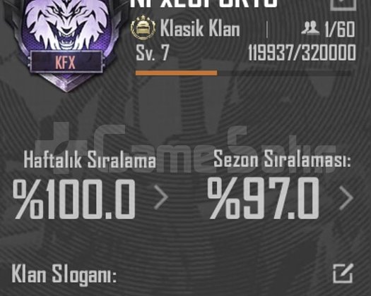 7 SV İSİM AKTİF KLAN SERİ TESLİMAT NOKTASI