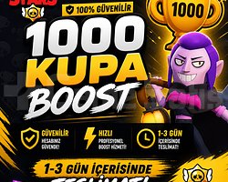 BRAWLSTARS 1000 KUPA KARAKTER BOOST