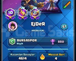 4000 TL SATILIK CLASH ROYAL HESABI 10 YIL JETON