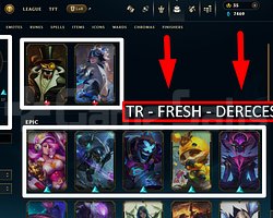 TR/ 65 LVL + 28 SKİN + FRESH + DERECESİZ !!!