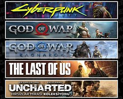 Cyberpunk + GOW + Ragnarök + TLOU1 + Uncharted