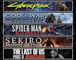 Cyberpunk + Ragnarök + Miles + Sekiro + TLOU2