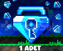 1 blue gem lock