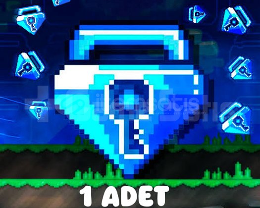 1 blue gem lock