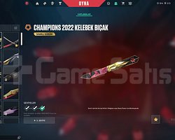 VALORANT BOL SKINLI CHAMPIONS 2022 SETLI+ONI SET