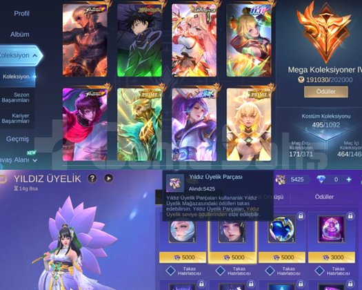 *GUS K JUL JJK VE DAHASI* *130 LEGEND 5400 STAR