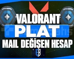 +20LVL 100TR VALORANT MAİL DEĞİŞEN PLAT HESAP