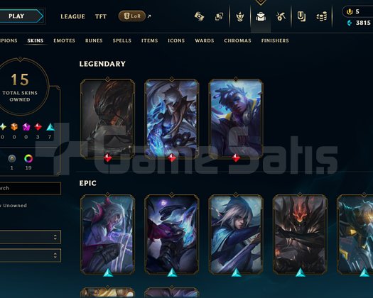 EUW EMERALD HESAP FRESH 3 EFSANEVI 7 DESTANSI EFSO