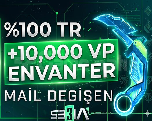 TR | 10.000VP ENVANTER GARANTİLİ | MAİL DEĞİŞEN