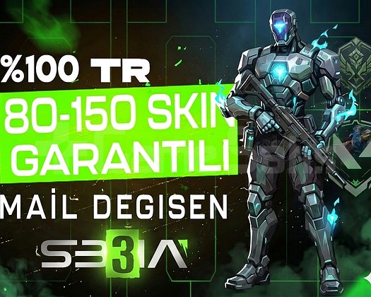 TR | 3BIÇAKLI | 80-120 SKİN GARANTİLİ MAİL DEĞİŞEN