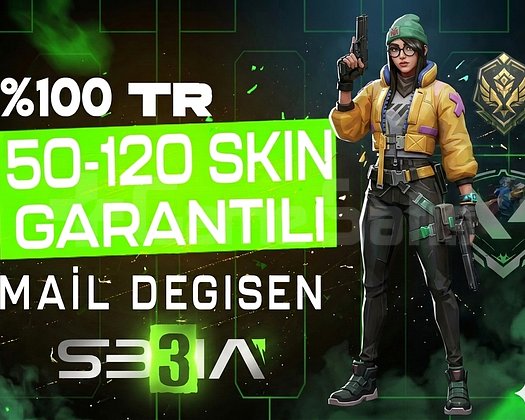 TR | 2BIÇAKLI | 50-120 SKİN GARANTİLİ MAİL DEĞİŞEN