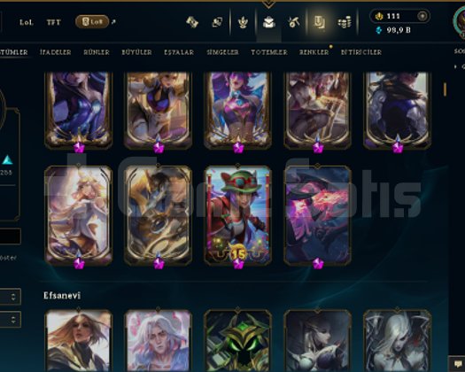 1045 LEVEL / 531 SKİN / FUL HERO +MAİL +14K SATIŞ