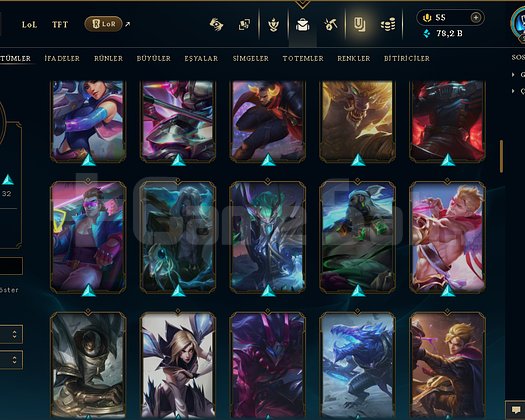223 LEVEL / 102 SKİN / FUL HERO +MAİL +14K SATIŞ