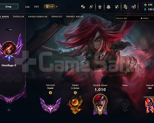 Tr Master Elo 724 lvl 313 kostüm