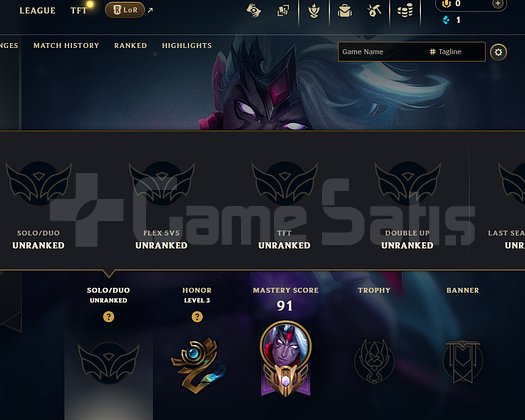 EUW / 40 LVL + 7 SKİN + DERECESİZ + MAİL !!