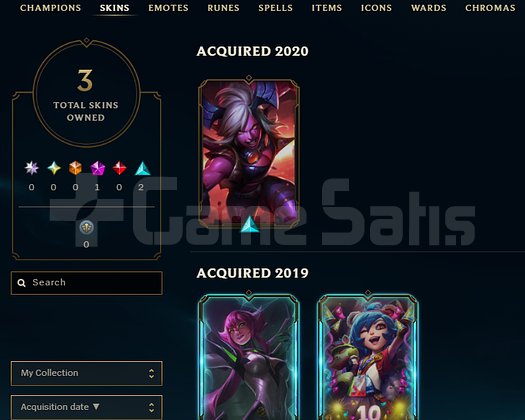 EUW / 30 LVL + 3 SKİN + FRESH + DERECESİZ !!!!