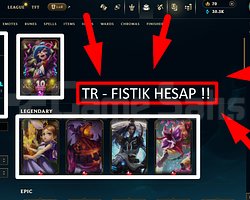 TR / 151 LVL + 53 SKİN + DERECESİZ + FISTIK !!