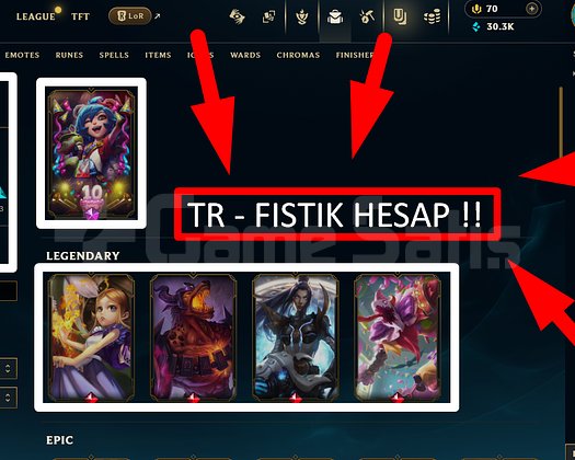 TR / 151 LVL + 53 SKİN + DERECESİZ + FISTIK !!