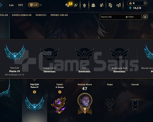 EUW PLAT 4 +30 -10